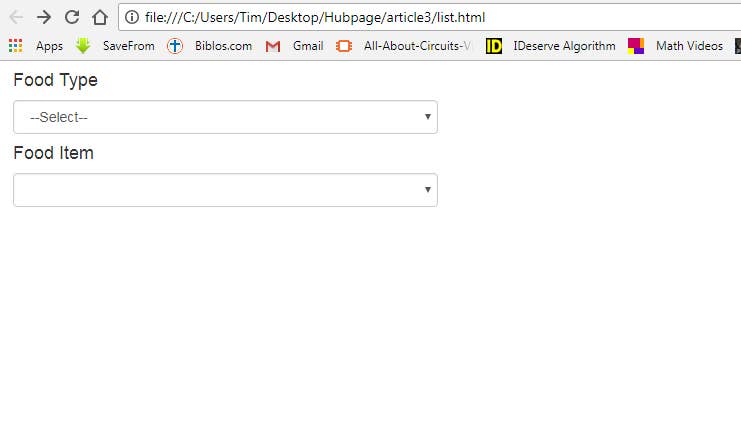 How to Populate Values in One HTML Dropdown List With Another Using ...