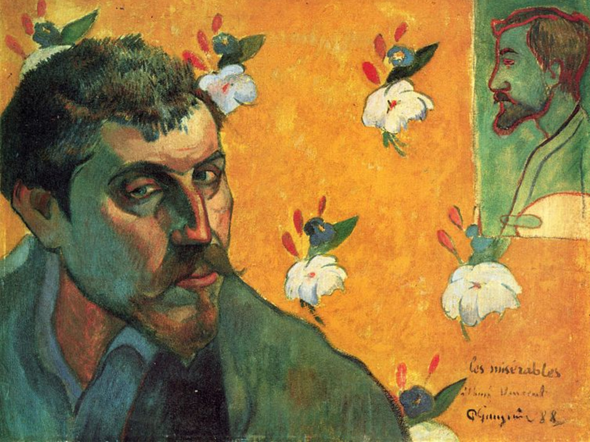 Paul Gauguin 【マンダリンのある風景】 高級複製 30 in. Tahitian