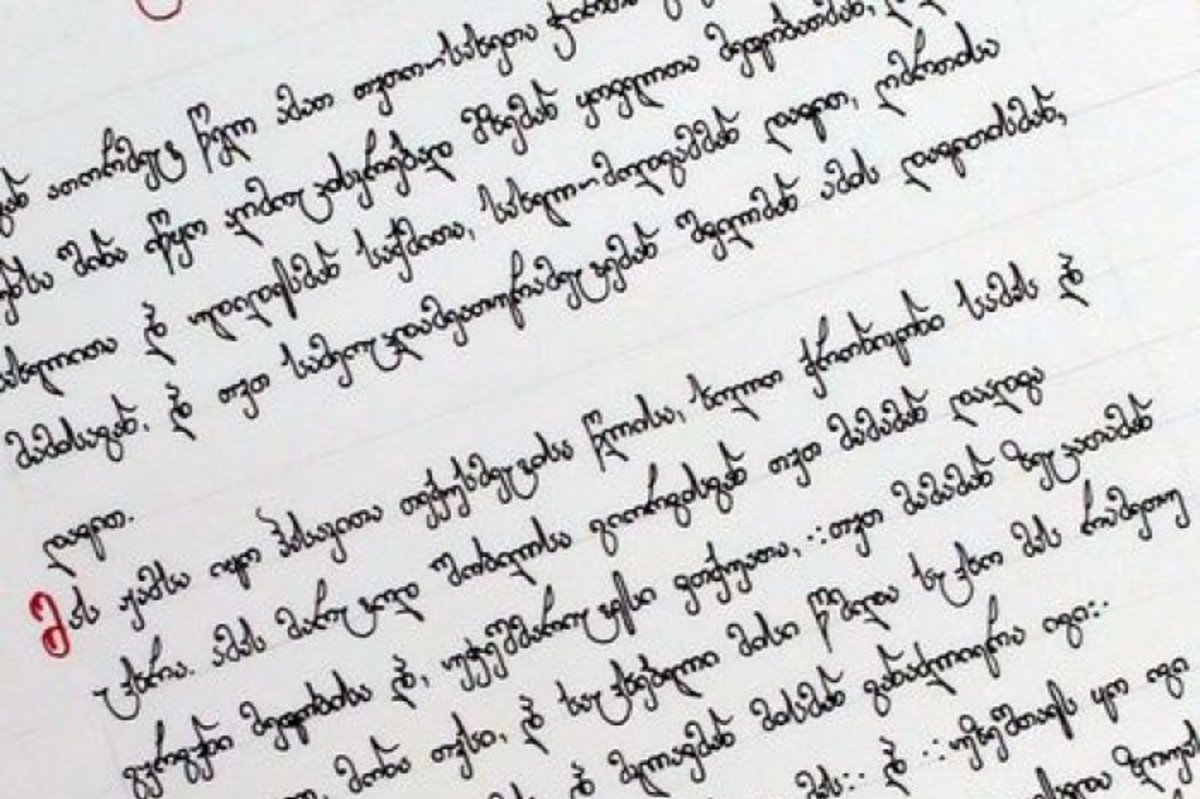Typotheque: Georgian alphabet, writing and typography: a