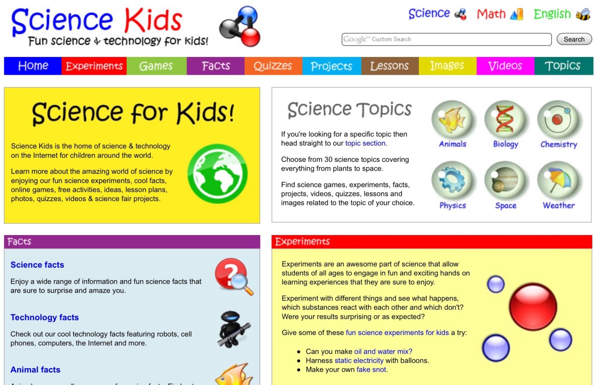 7 Science Games Websites for Children: Fun and Educational - Owlcation