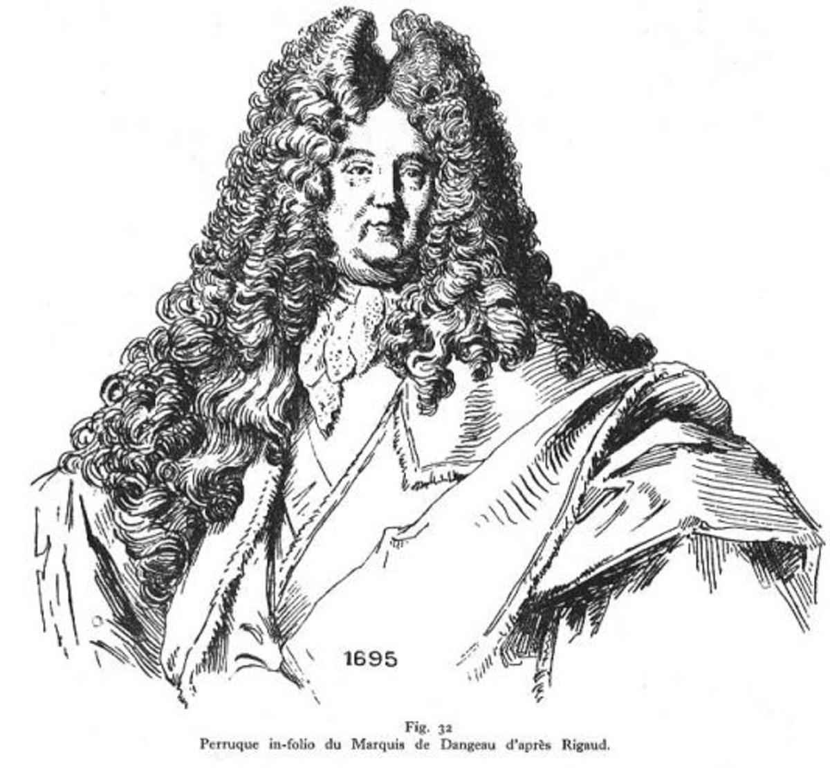 history of wigs in court