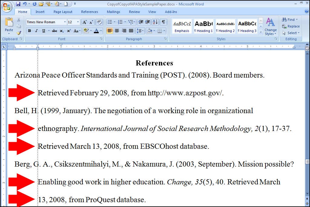 Apa Referencing Essay Example