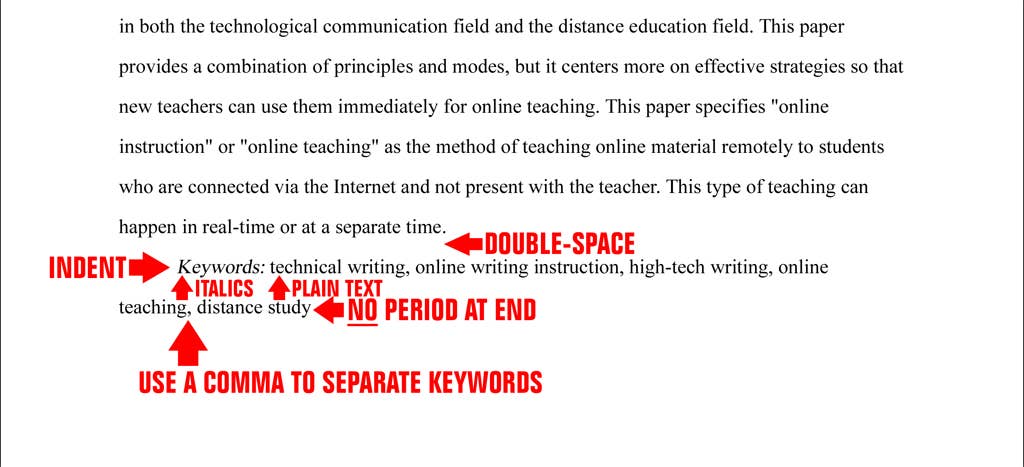 Format the Abstract Page in APA Style, 6th Edition - Owlcation